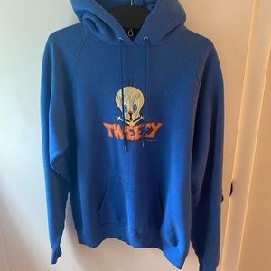 Vintage 90s Tweety Bird Hoodie sz XL by Fruit of the Loom